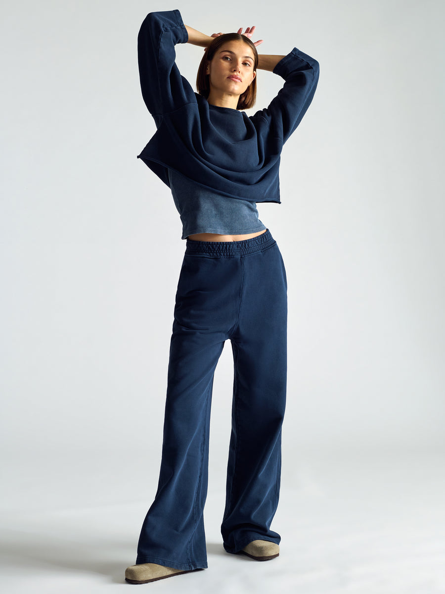 Women's Sweatpants In Graphite - BROOKLYN INDUSTRIES