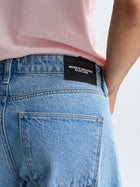 Women's Berry Barrel Twisted Jeans in Light Blue Denim - BROOKLYN INDUSTRIES