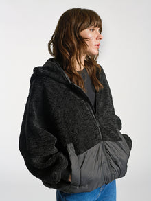 Women's Hooded Jacket In Black - BROOKLYN INDUSTRIES