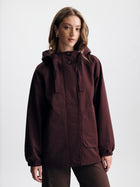 Women's Hooded Jacket in Bitter Chocolate - BROOKLYN INDUSTRIES
