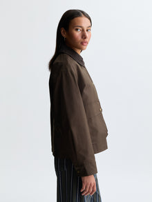 Women's Chore Jacket in Wren - BROOKLYN INDUSTRIES