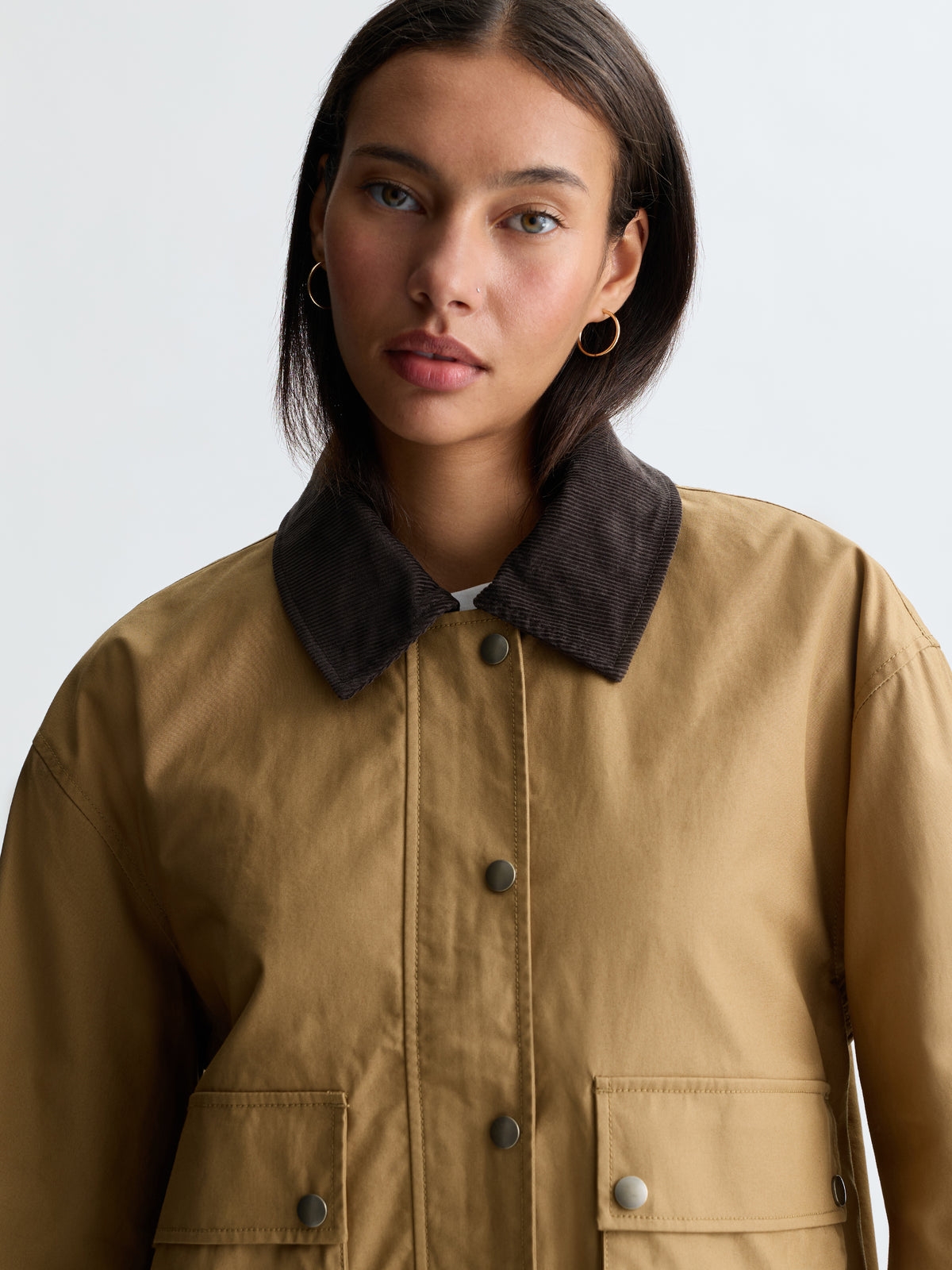 Women's Chore Jacket in Starfish - BROOKLYN INDUSTRIES