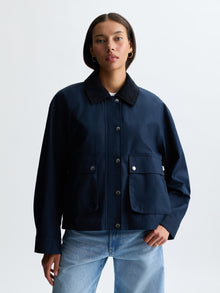 Women's Chore Jacket in Salute - BROOKLYN INDUSTRIES