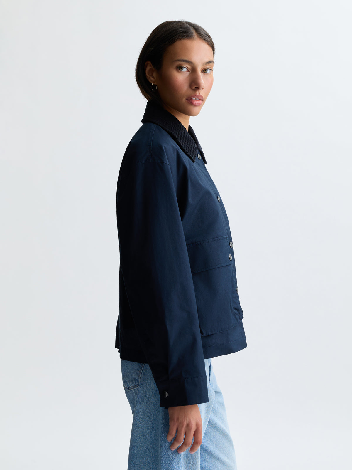 Women's Chore Jacket in Salute - BROOKLYN INDUSTRIES