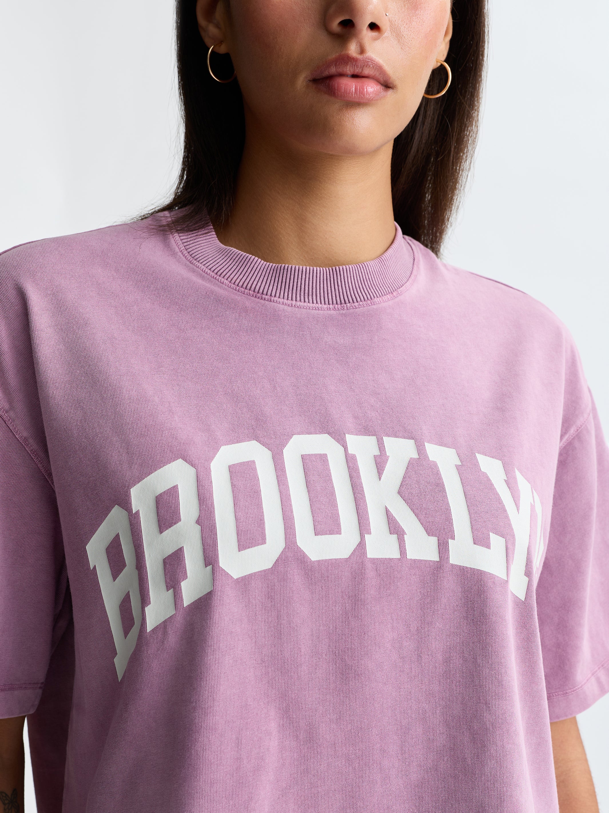 Women's Brooklyn T-Shirt in Lavender Mist - BROOKLYN INDUSTRIES