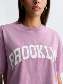Women's Brooklyn T-Shirt in Lavender Mist - BROOKLYN INDUSTRIES