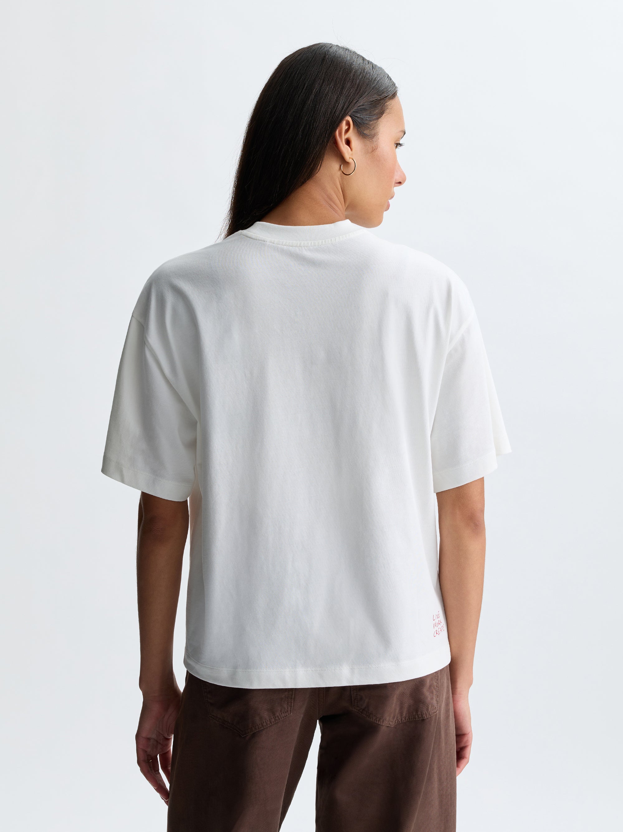 Women's BKLYN Records T-Shirt in White - BROOKLYN INDUSTRIES