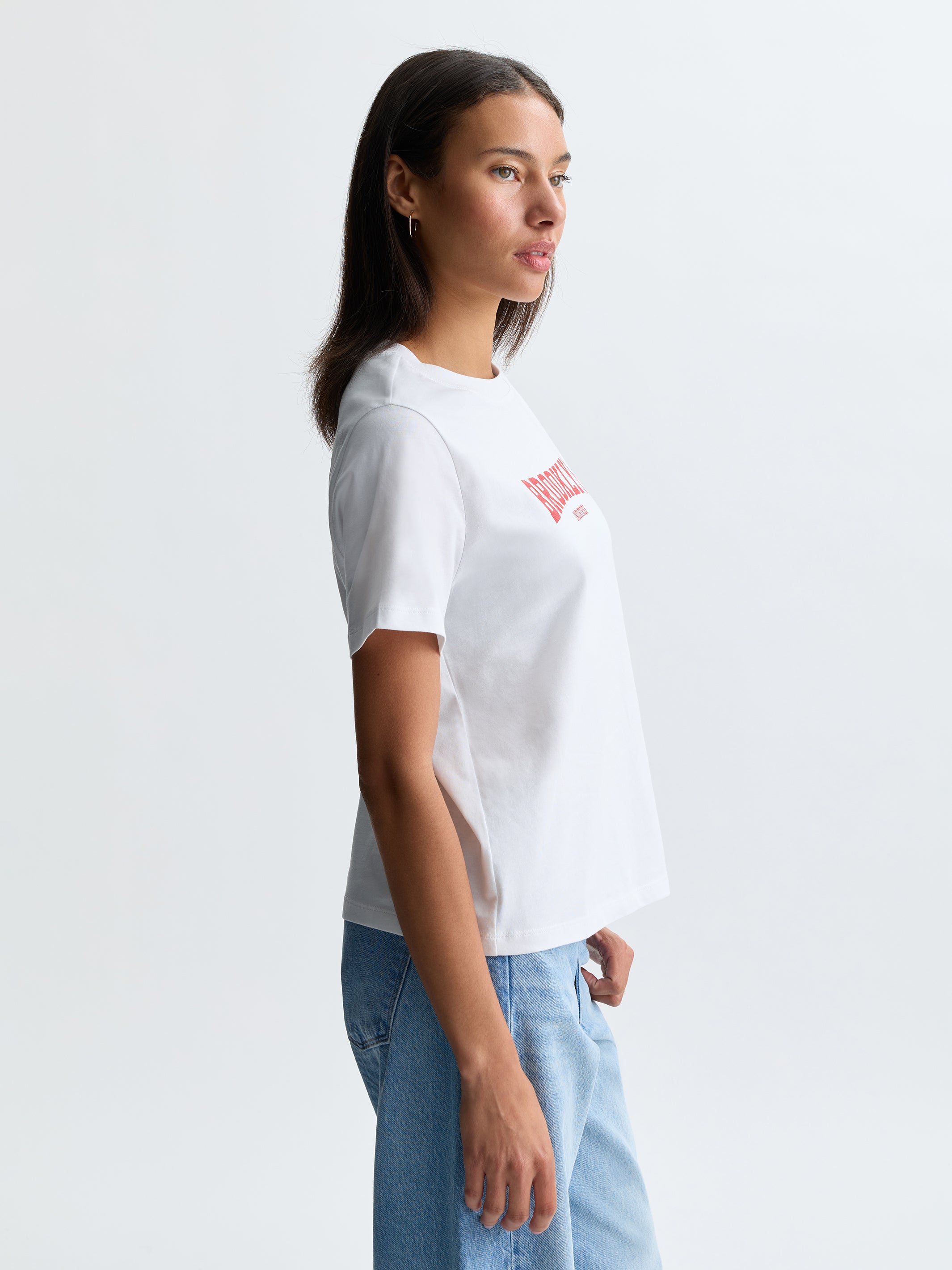 Women's Brooklyn T-Shirt in White - BROOKLYN INDUSTRIES