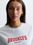 Women's Brooklyn T-Shirt in White - BROOKLYN INDUSTRIES