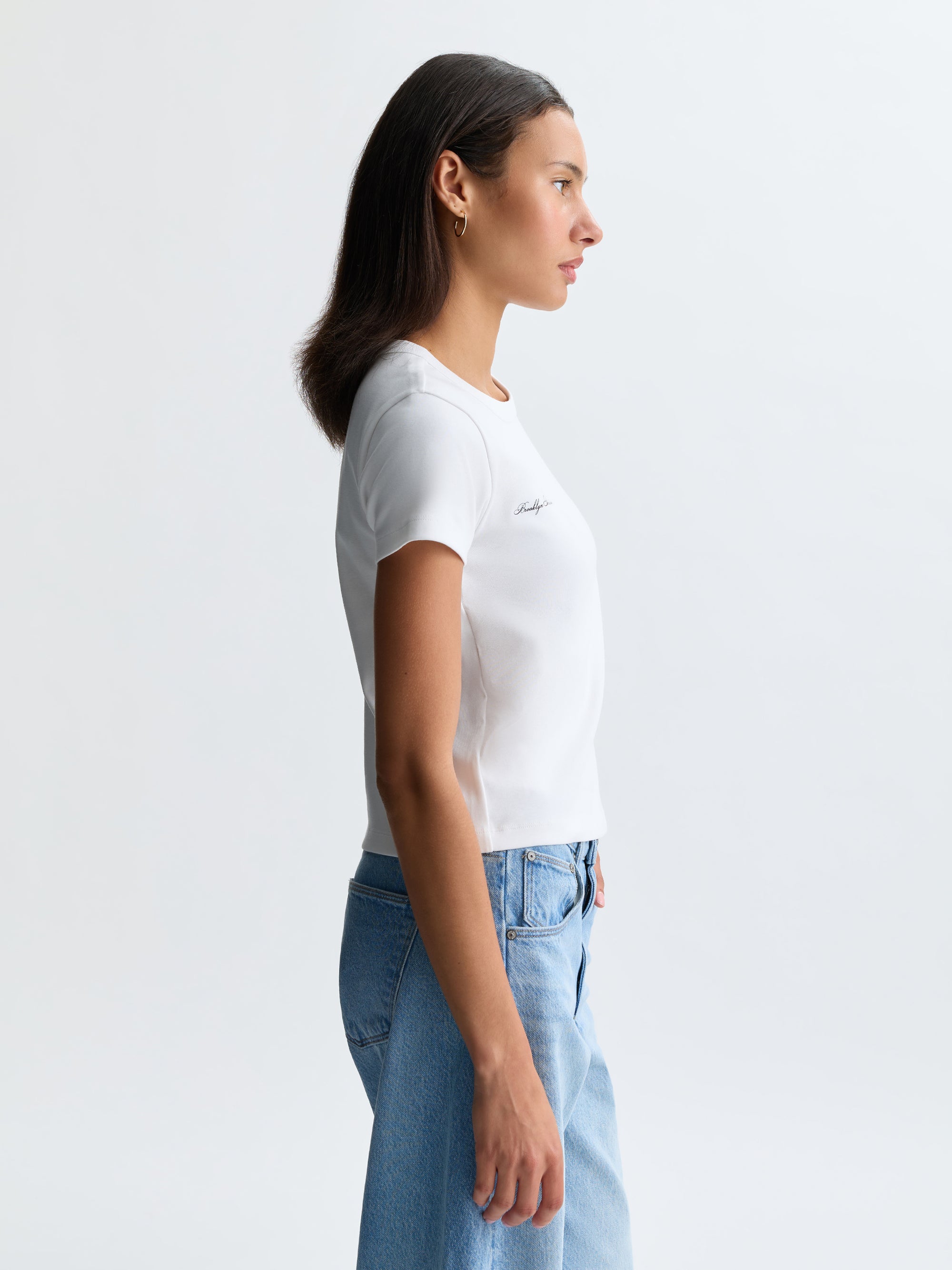 Women's Water Tower T-Shirt in White - BROOKLYN INDUSTRIES