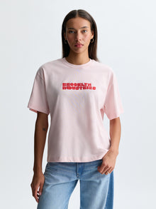 Women's Logo T-Shirt in Pale Lilac - BROOKLYN INDUSTRIES