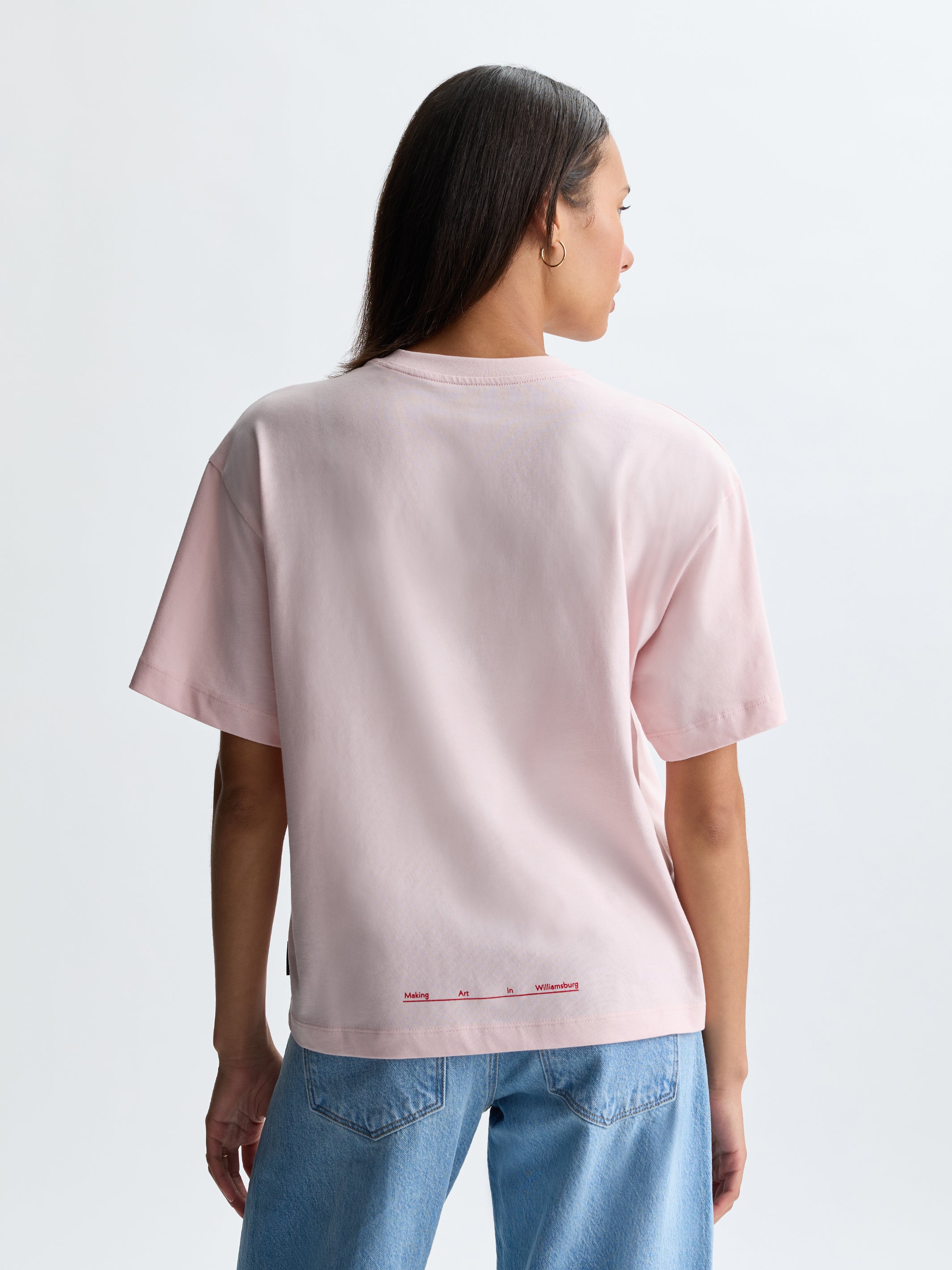 Women's Logo T-Shirt in Pale Lilac - BROOKLYN INDUSTRIES