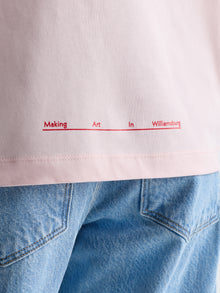 Women's Logo T-Shirt in Pale Lilac - BROOKLYN INDUSTRIES