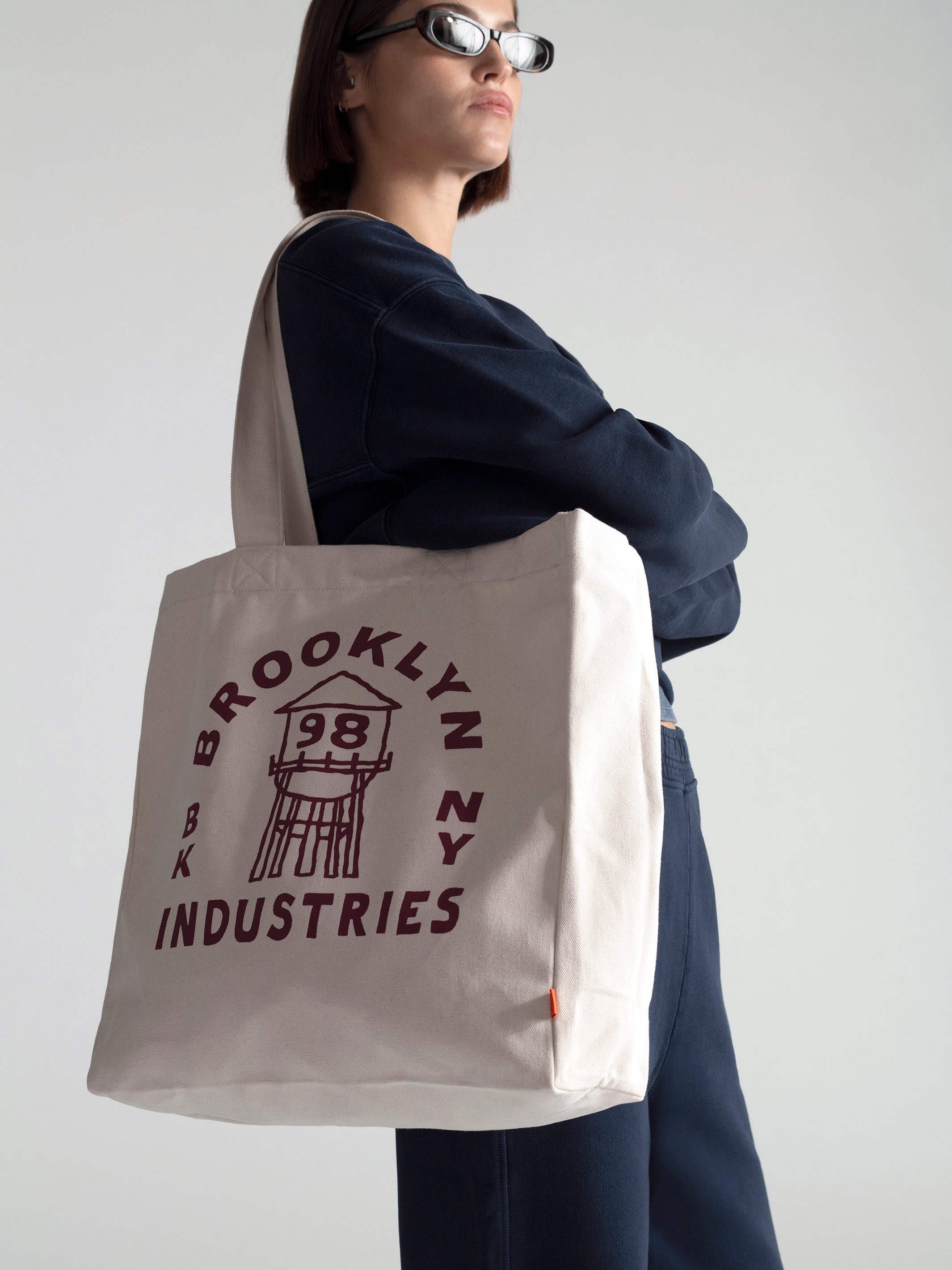 98 Tote Bag in Natural - BROOKLYN INDUSTRIES