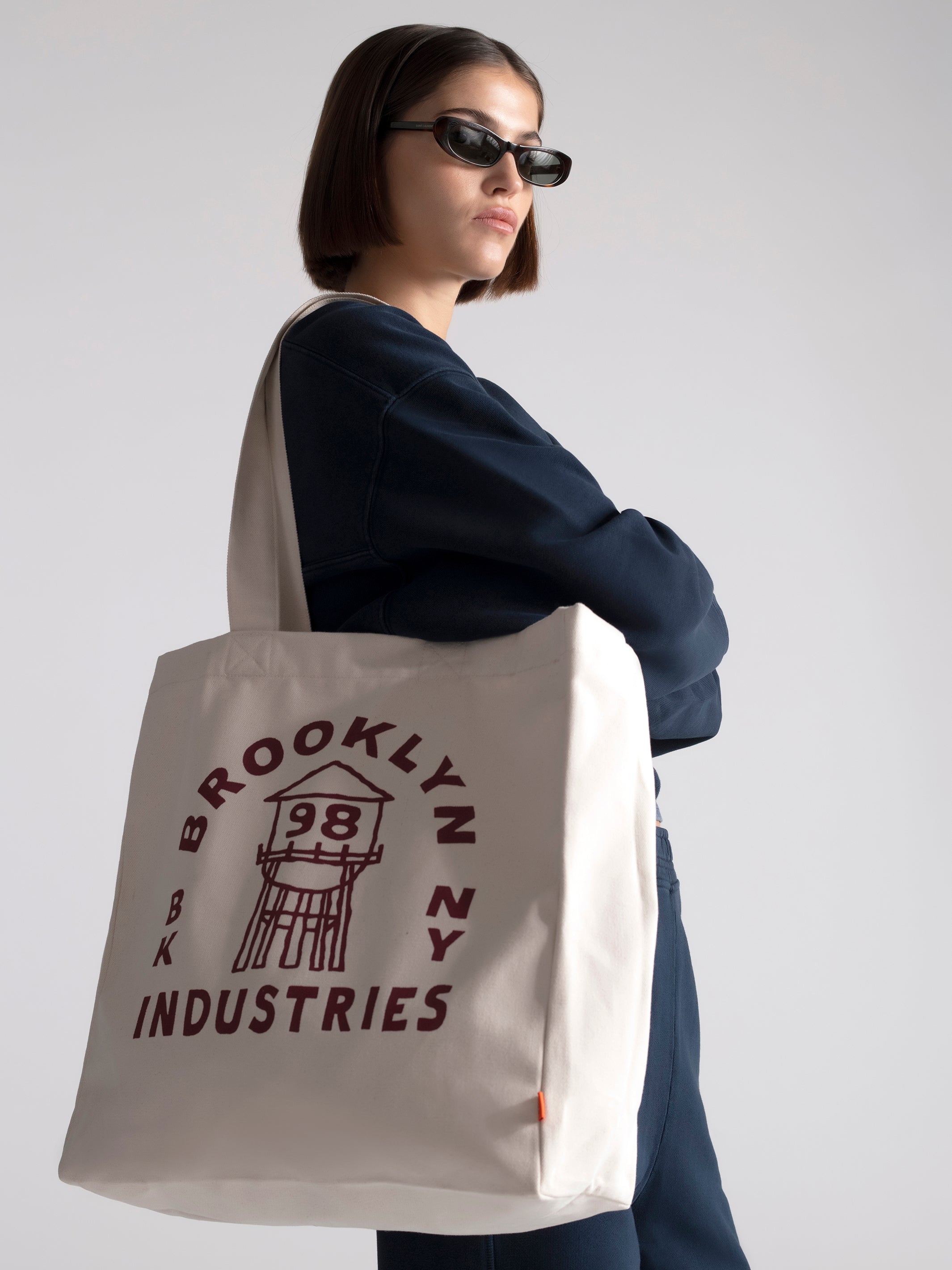 98 Tote Bag in Natural - BROOKLYN INDUSTRIES