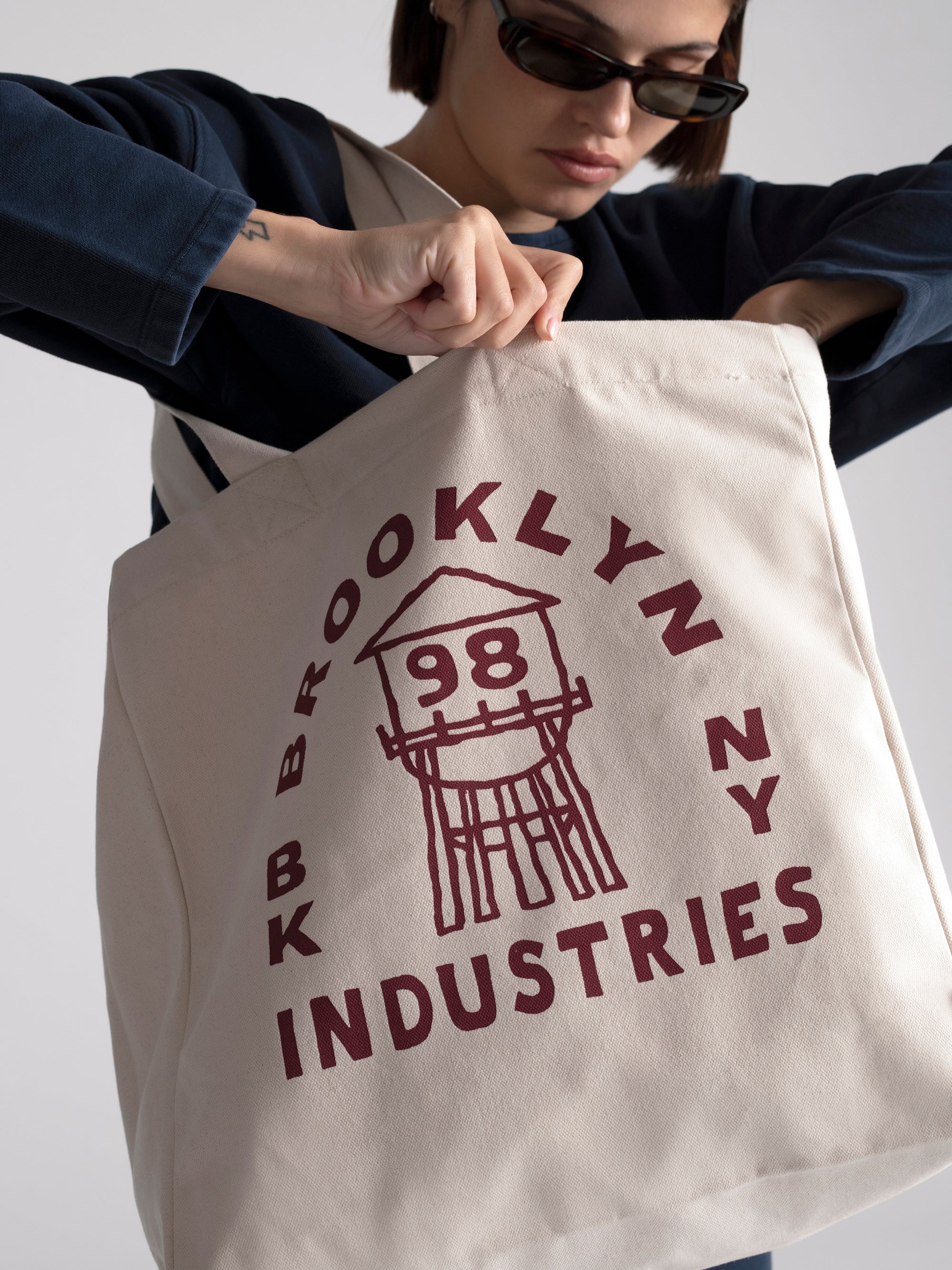 98 Tote Bag in Natural - BROOKLYN INDUSTRIES