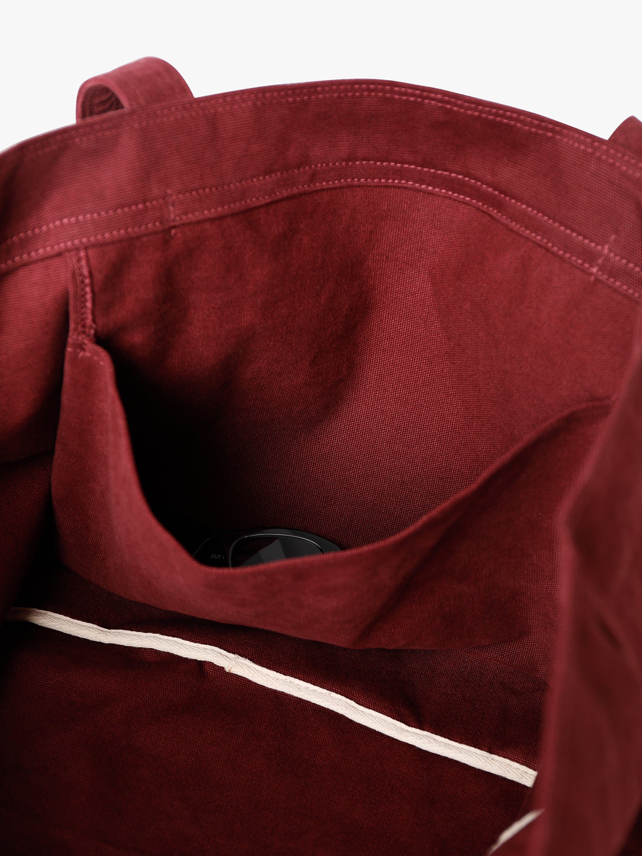 Brooklyn Shopper Tote Bag in Maroon Banner - BROOKLYN INDUSTRIES