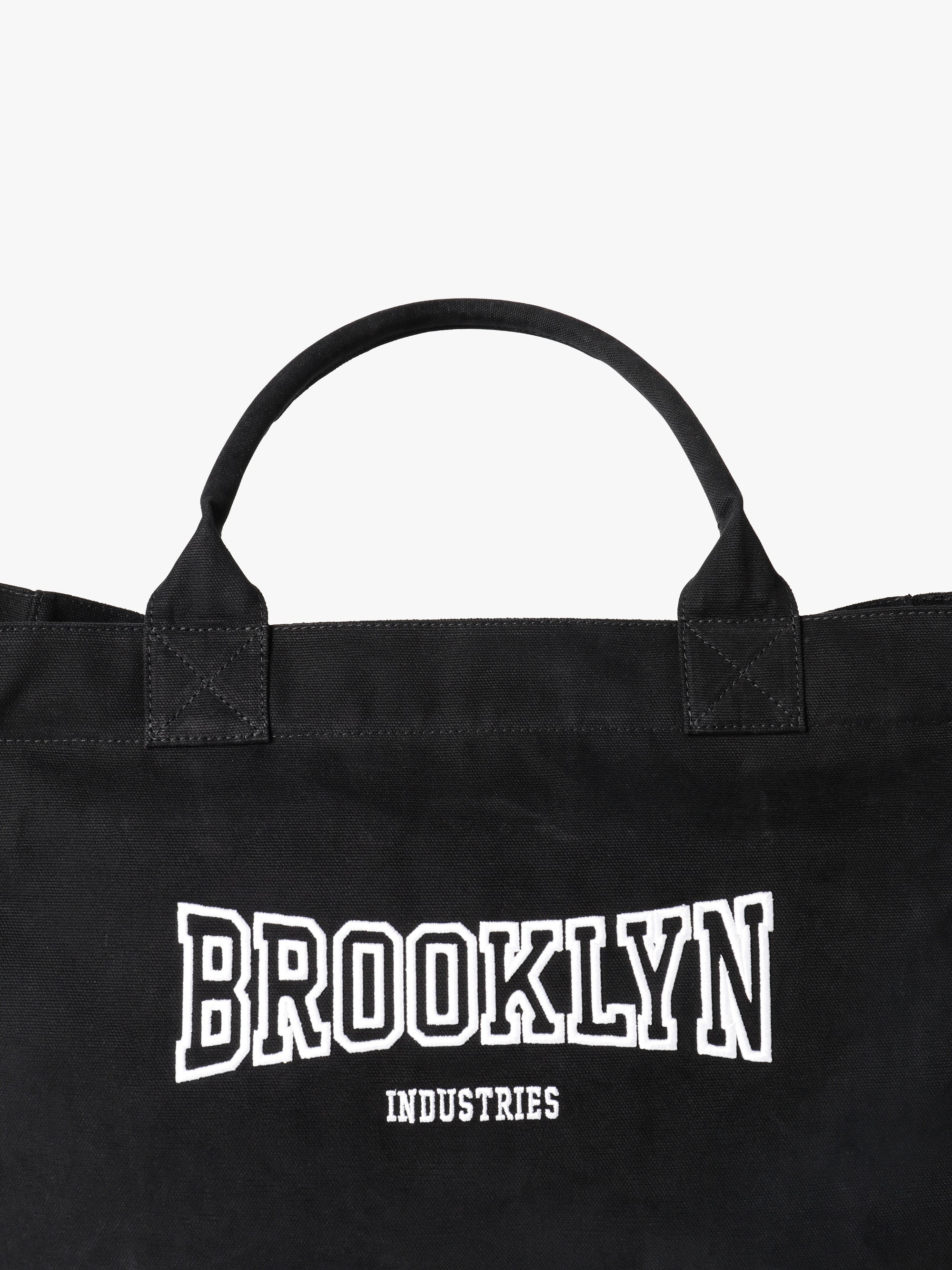 Brooklyn Mini Canvas Tote Bag in Black - BROOKLYN INDUSTRIES
