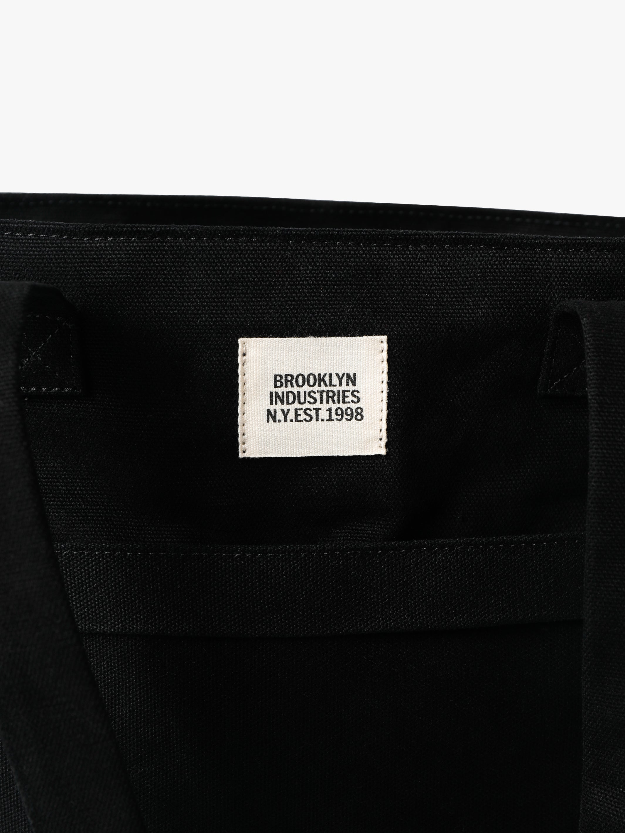 Brooklyn Mini Canvas Tote Bag in Black