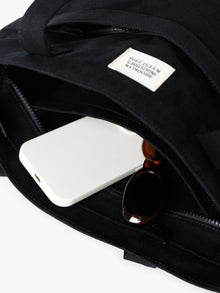 Brooklyn Mini Canvas Tote Bag in Black