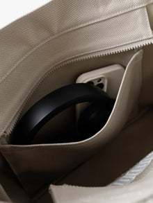 Brooklyn Canvas Tote Bag in Beige