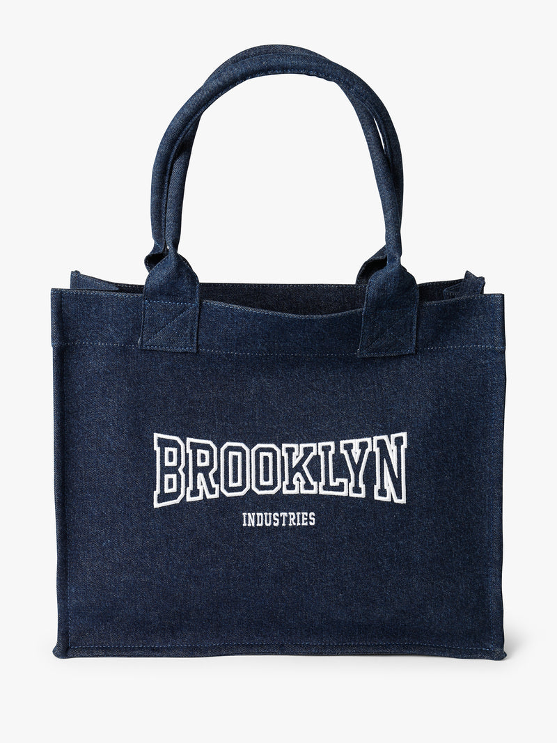 Brooklyn Canvas Tote Bag in Dark Denim - BROOKLYN INDUSTRIES