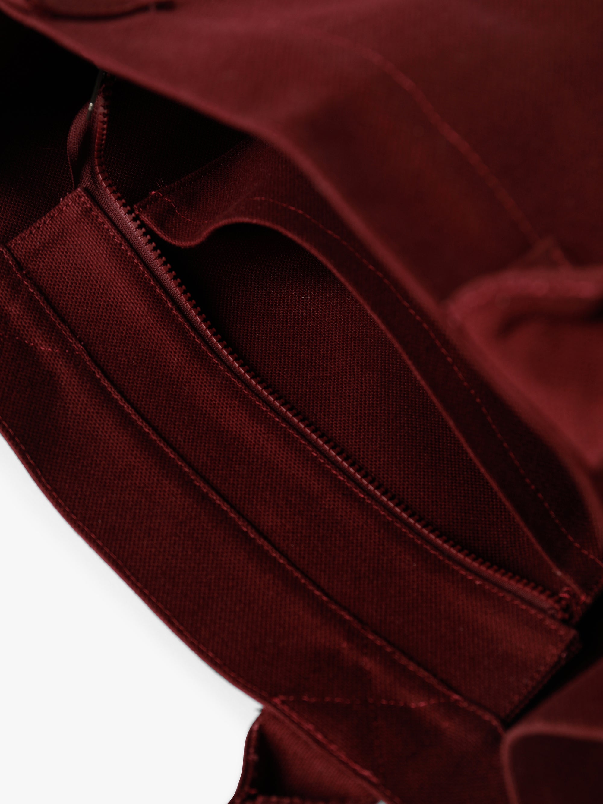 Brooklyn Canvas Tote Bag in Burgundy