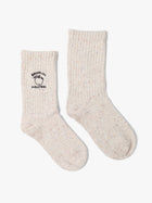 Women's Brooklyn Big Apple Boot Socks in Ecru - BROOKLYN INDUSTRIES