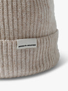 Ribbed Logo Tab Beanie in Summer Sand - BROOKLYN INDUSTRIES