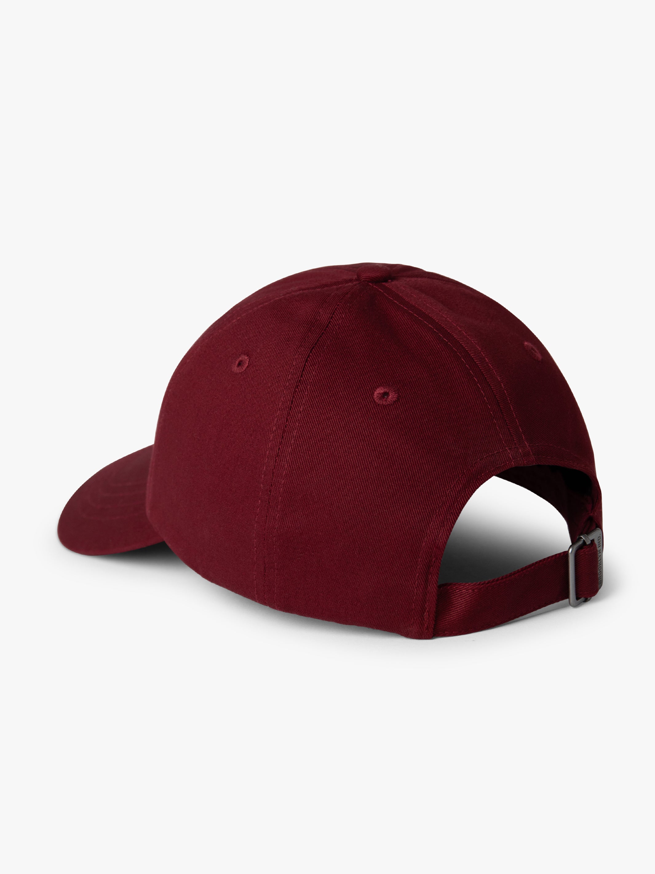 Logo Cap in Maroon Banner - BROOKLYN INDUSTRIES