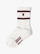 Women's Varsity Water Tower Boot Socks in Antique White
