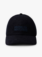 Corduroy Logo Cap in Total Eclipse - BROOKLYN INDUSTRIES