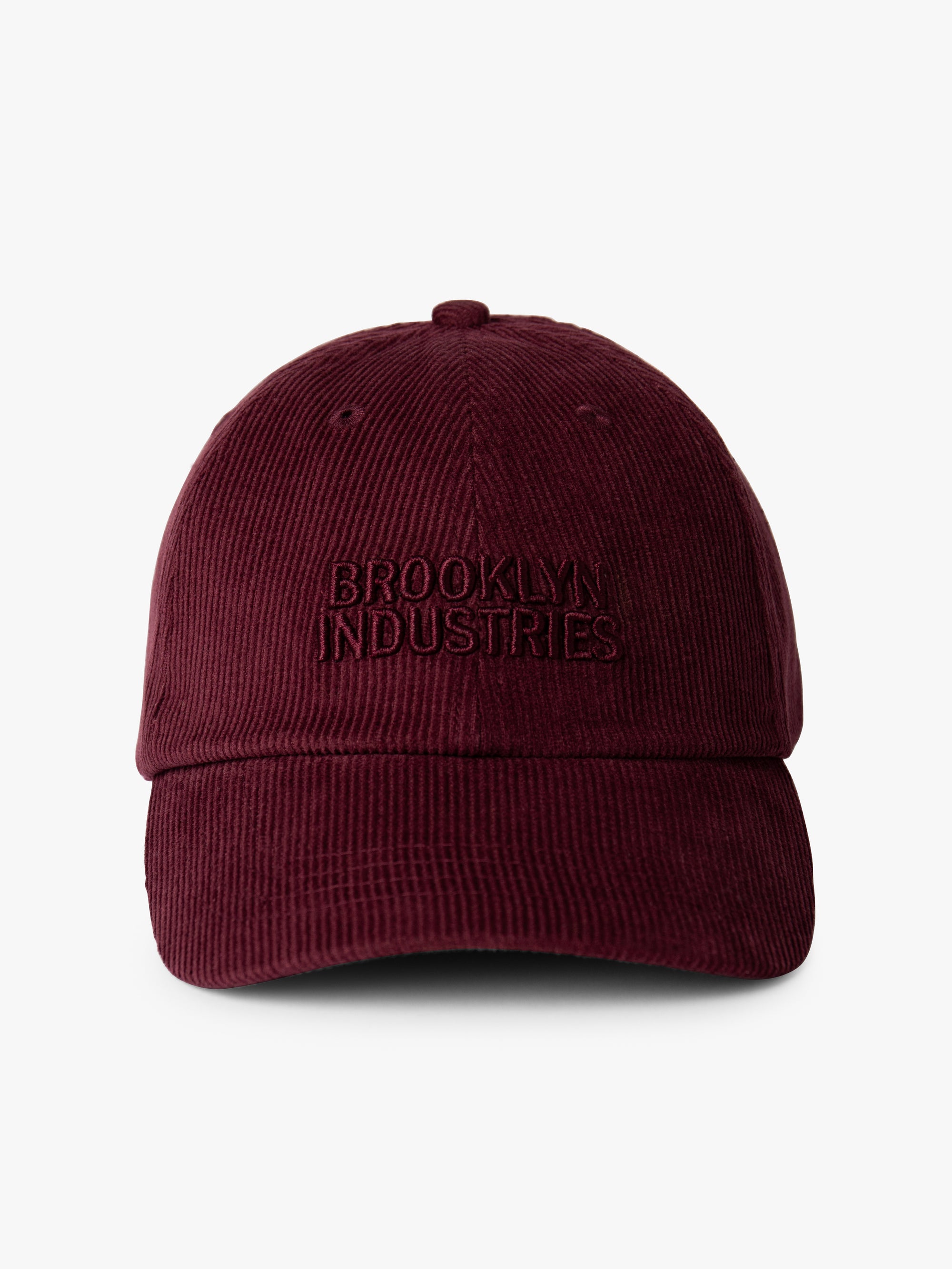 Corduroy Logo Cap in Maroon Banner