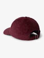 Corduroy Logo Cap in Maroon Banner