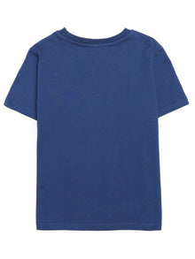 Boy's Reversed Brooklyn T-Shirt in Mood Indigo - BROOKLYN INDUSTRIES