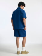 Men's Short Sleeve Shirt in Navy Peony - BROOKLYN INDUSTRIES