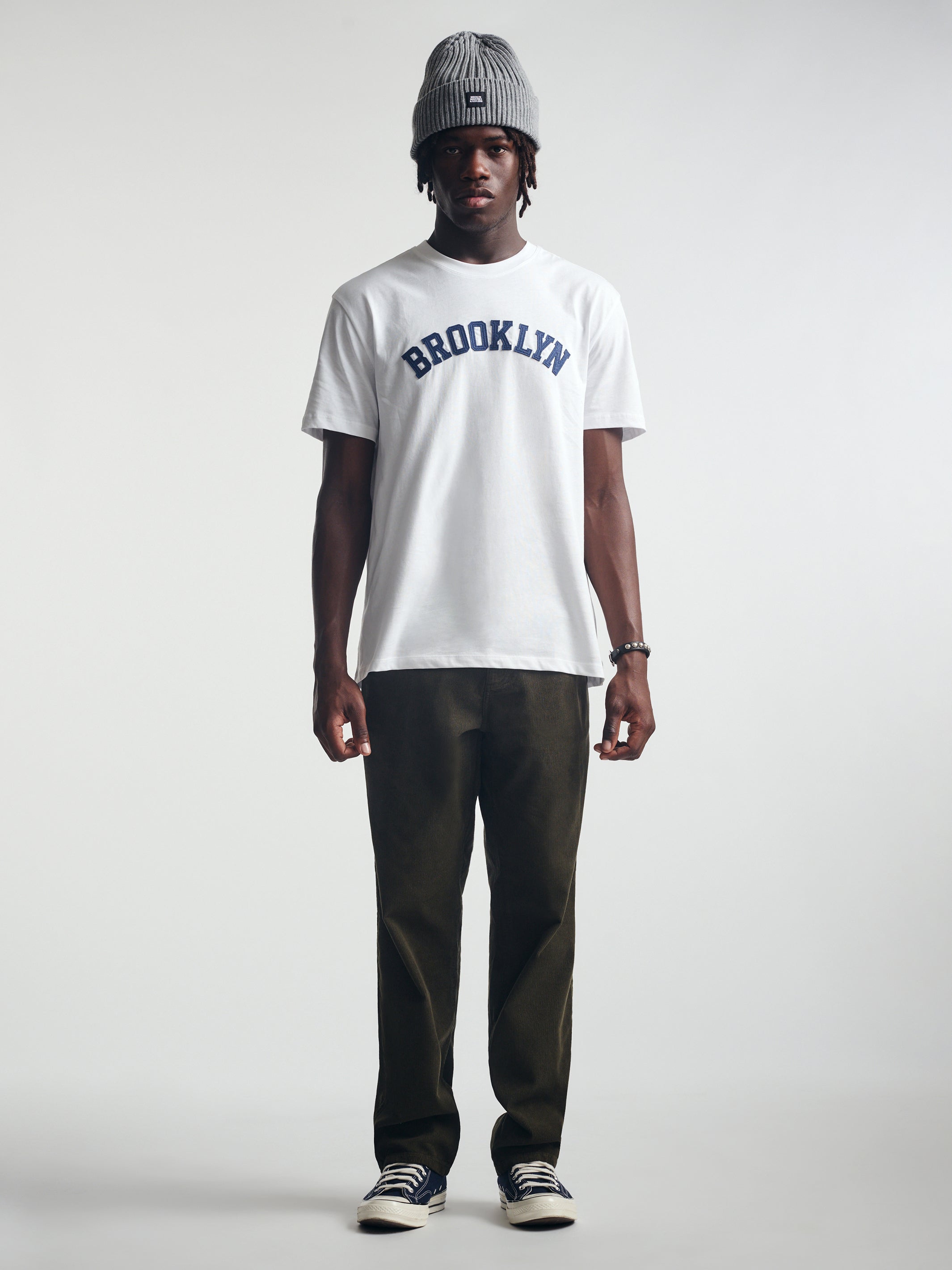 Men's Utility Pants In Dark Olive Cord - BROOKLYN INDUSTRIES