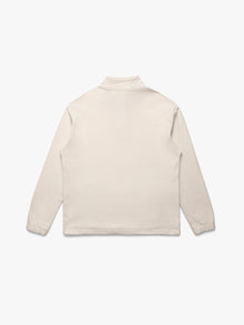 Men's Brooklyn Half Buttoned Sweatshirt in Turtledove - BROOKLYN INDUSTRIES
