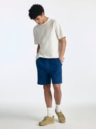 Men's Drawstring Shorts in Navy Peony - BROOKLYN INDUSTRIES
