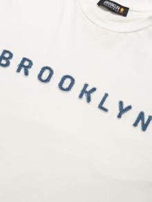 Men's Brooklyn T-Shirt In Antique White - BROOKLYN INDUSTRIES