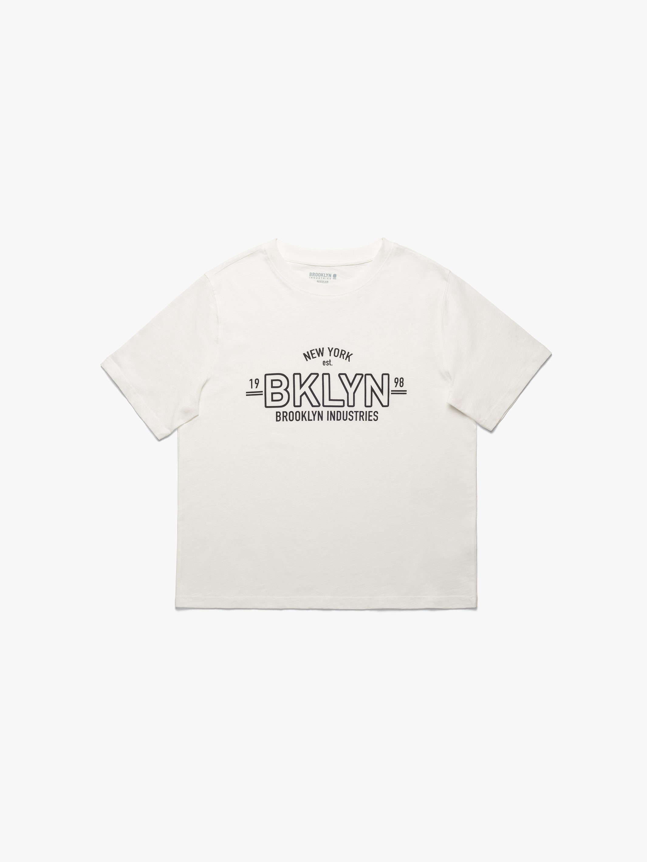 Women's BKLYN T-Shirt In Antique White - BROOKLYN INDUSTRIES