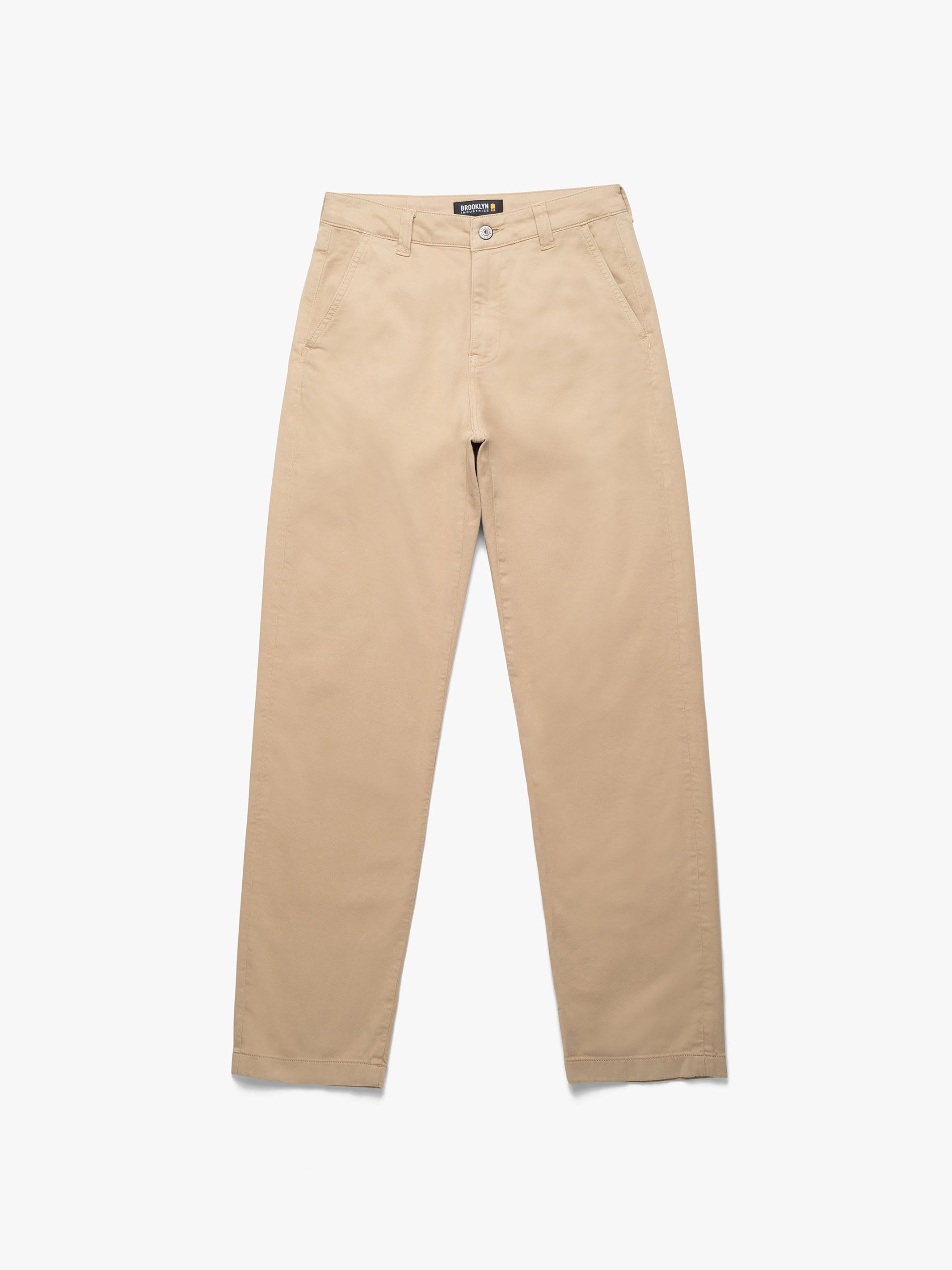 Women's Chino Pant In Brown Twill - BROOKLYN INDUSTRIES