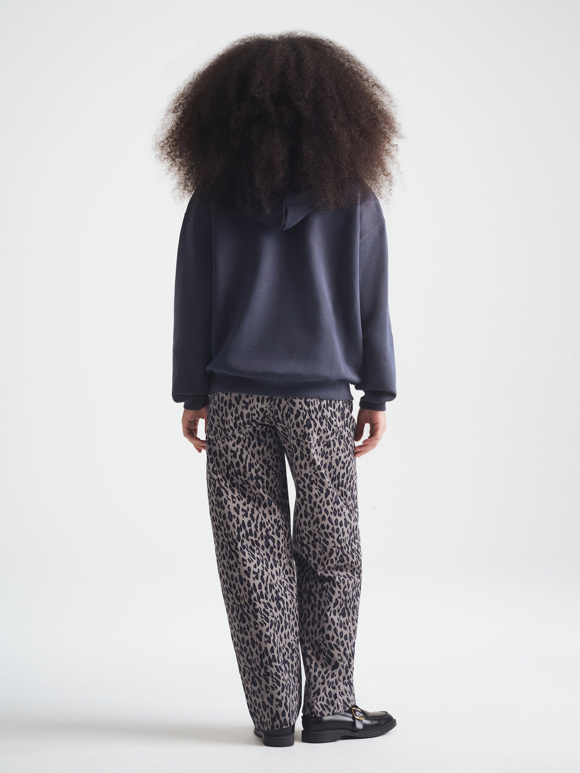 Women's Brooklyn 1988 Hoodie in Blueberry - BROOKLYN INDUSTRIES