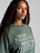 Women's Brooklyn 1998 T-Shirt In Sage - BROOKLYN INDUSTRIES