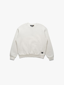 Women's Hoyt Crew Neck Sweatshirt In Antique White - BROOKLYN INDUSTRIES