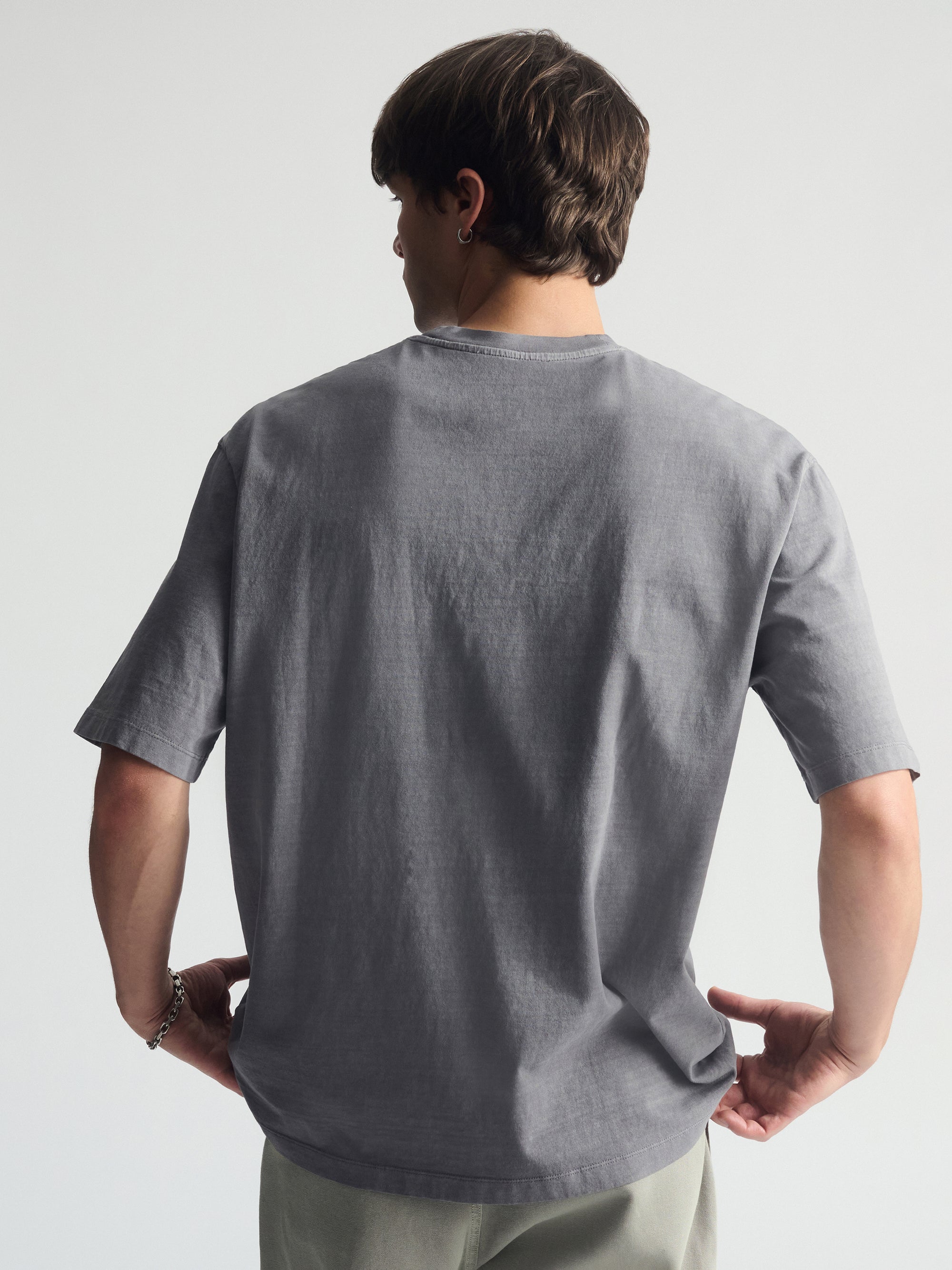 Men's Brooklyn Vintage Loose Fit T-Shirt In Quiet Shade - BROOKLYN INDUSTRIES