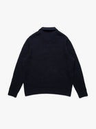 Men's Polo Sweater in Total Eclipse - BROOKLYN INDUSTRIES