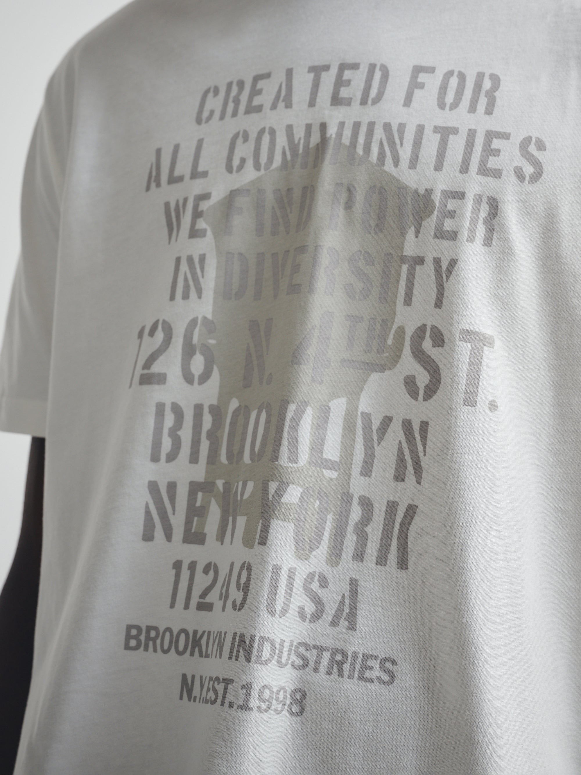 Men's Brooklyn Community T-Shirt in Antique White