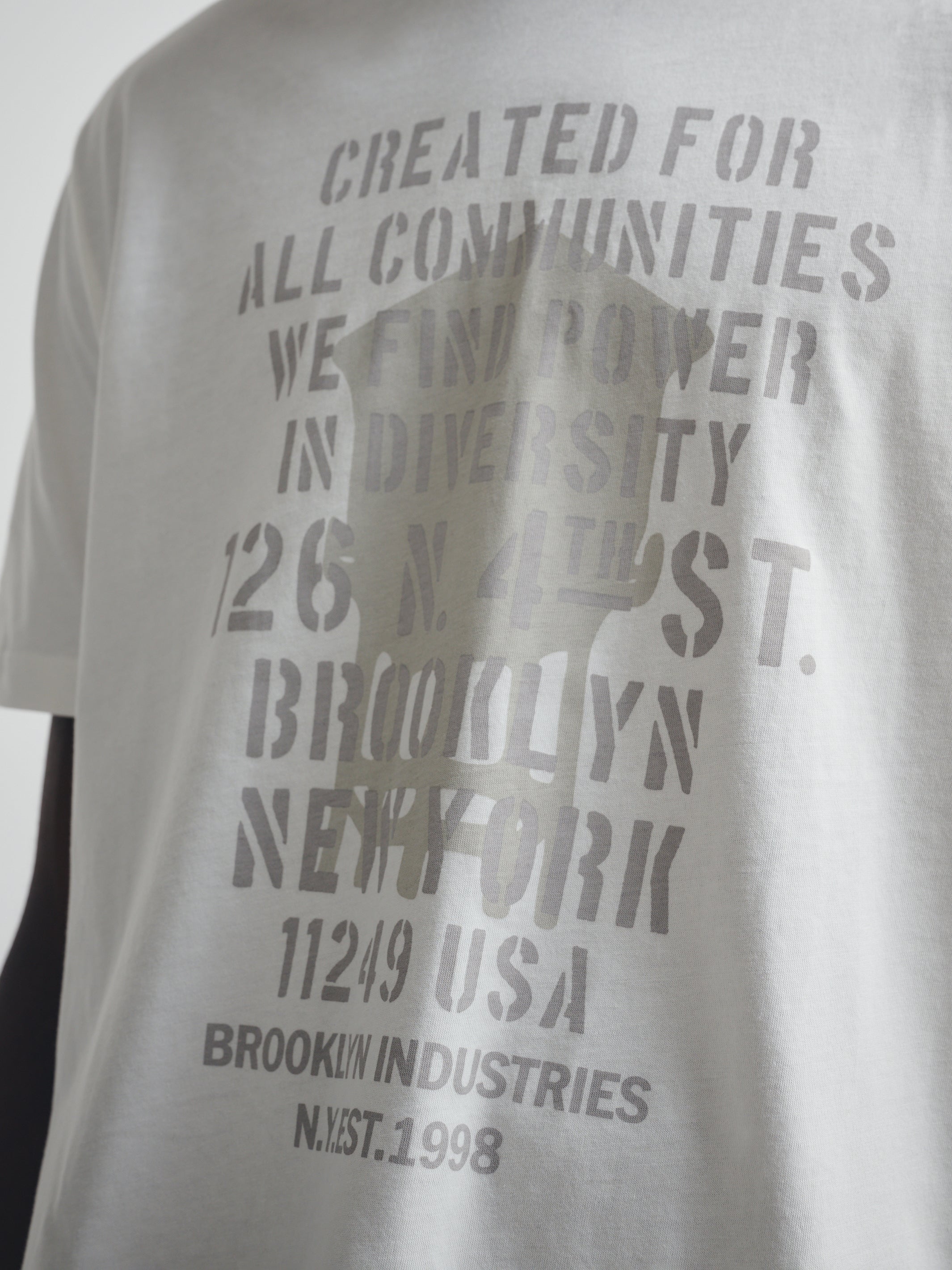 Men's Brooklyn Community T-Shirt in Antique White