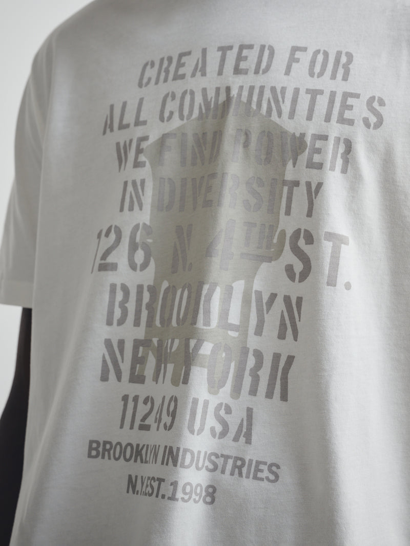 Men's Brooklyn Community T-Shirt in Antique White
